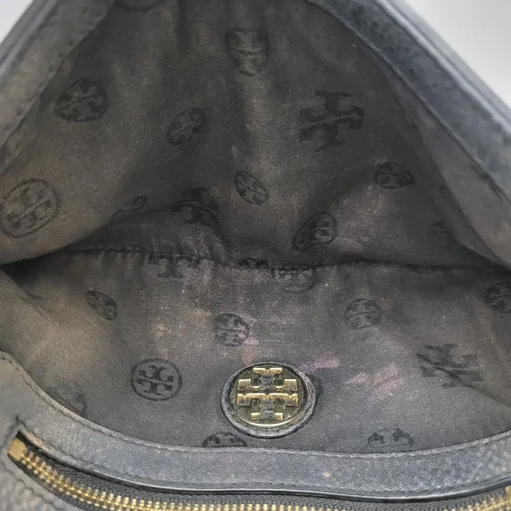 Tory Burch Bag Womens Britten Convertible Black Detachable Chain Strap Crossbody